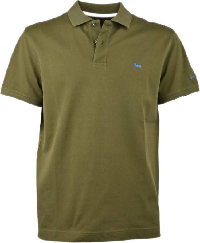 Harmont & Blaine Polo Shirts Groen Heren