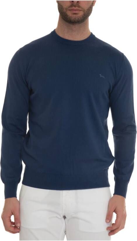 Harmont & Blaine Round-neck pullover Blauw Heren