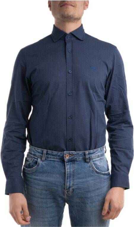 Harmont & Blaine Shirt Blauw Heren