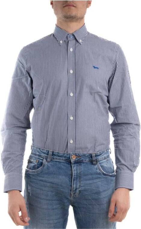 Harmont & Blaine Shirt Blauw Heren