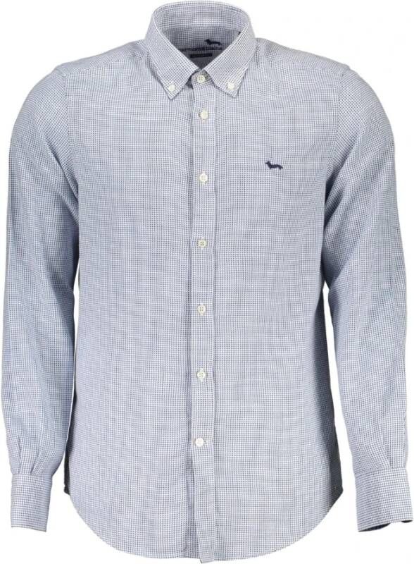 Harmont & Blaine Elegante Lichtblauwe Katoenen Overhemd Blue Heren