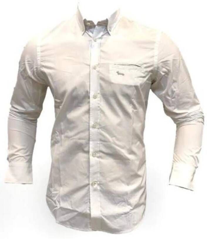 Harmont & Blaine Casual Shirts Wit Heren