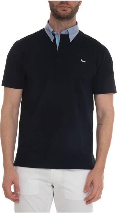 Harmont & Blaine Short-sleeved polo shirt Blauw Heren