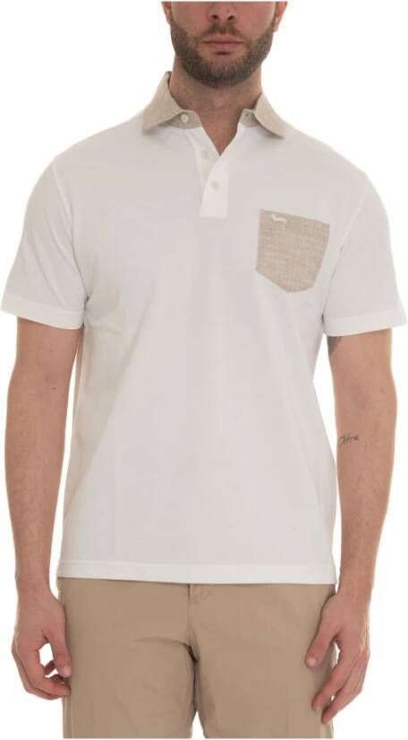 Harmont & Blaine Short-sleeved polo shirt Wit Heren