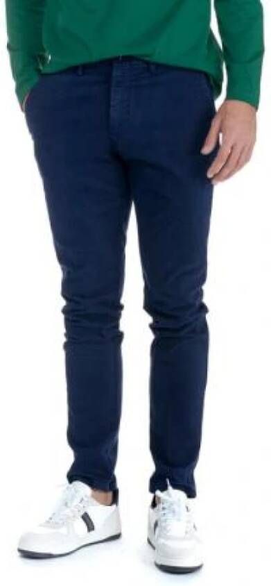 Harmont & Blaine Skinny Trousers Blauw Heren