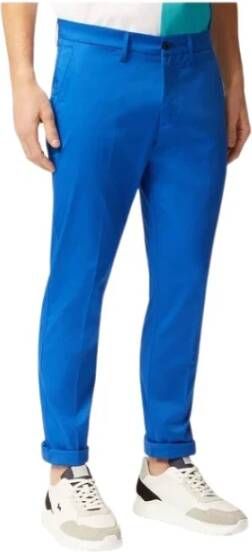 Harmont & Blaine Slim Fit Chino Broek Blauw Heren