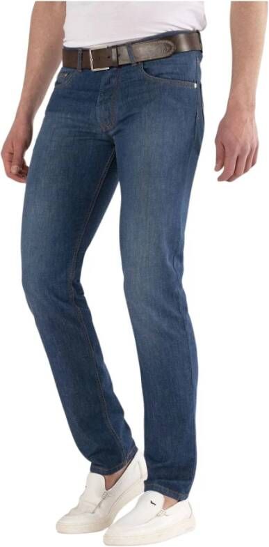 Harmont & Blaine Slim-fit Jeans Blauw Heren