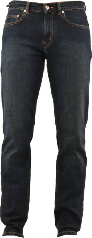 Harmont & Blaine Men Clothing Trousers Denim Aw22 Blauw Heren