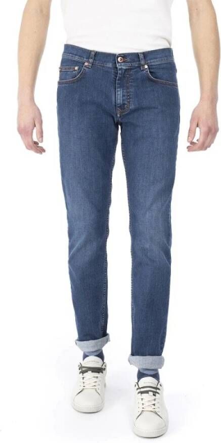 Harmont & Blaine Slim-fit Jeans Blauw Heren