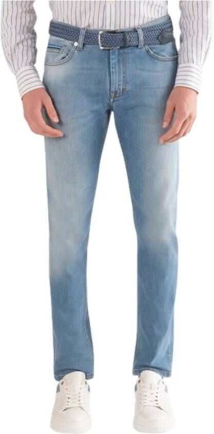 Harmont & Blaine Slim-fit Jeans Blauw Heren