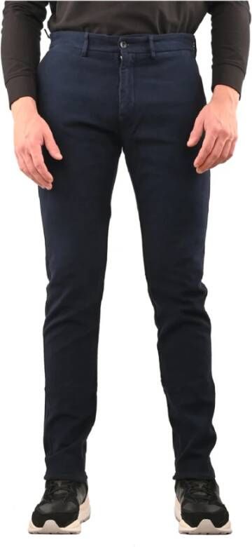 Harmont & Blaine Slim-fit Trousers Blauw Heren