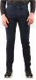 Harmont & Blaine Slim-Fit Geborduurde Katoenen Broek Blue Heren - Thumbnail 1