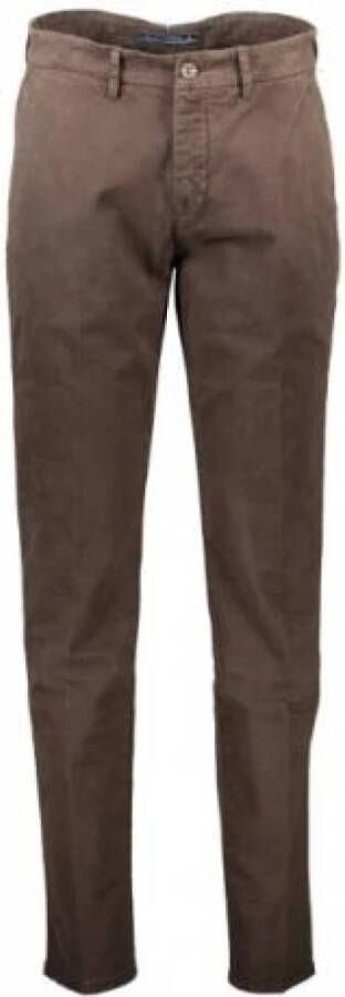 Harmont & Blaine Slim-fit Trousers Bruin Heren