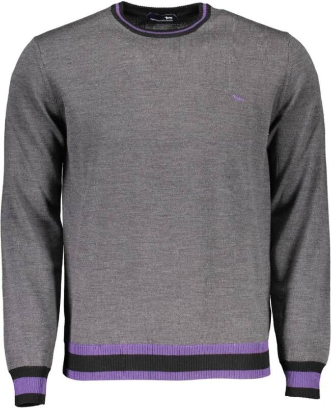 Harmont & Blaine Harmont Blaine Gray Wool Shirt Gray Heren
