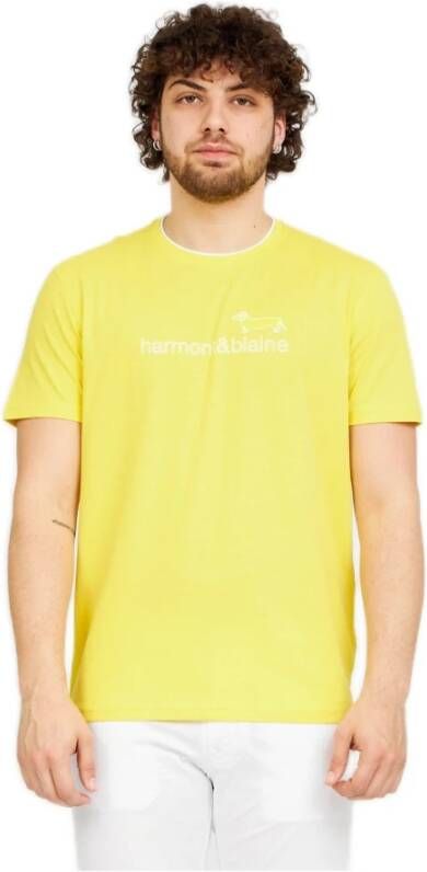 Harmont & Blaine T-Shirts Geel Heren