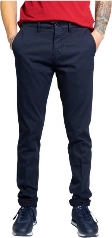 Harmont & Blaine Blauwe Stijlvolle Broek Ss21 Blue Heren