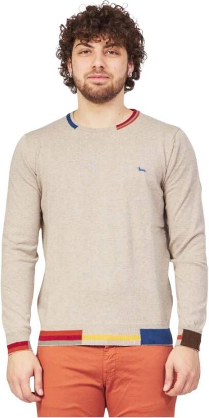 Harmont & Blaine Trui met ronde hals Bruin Heren