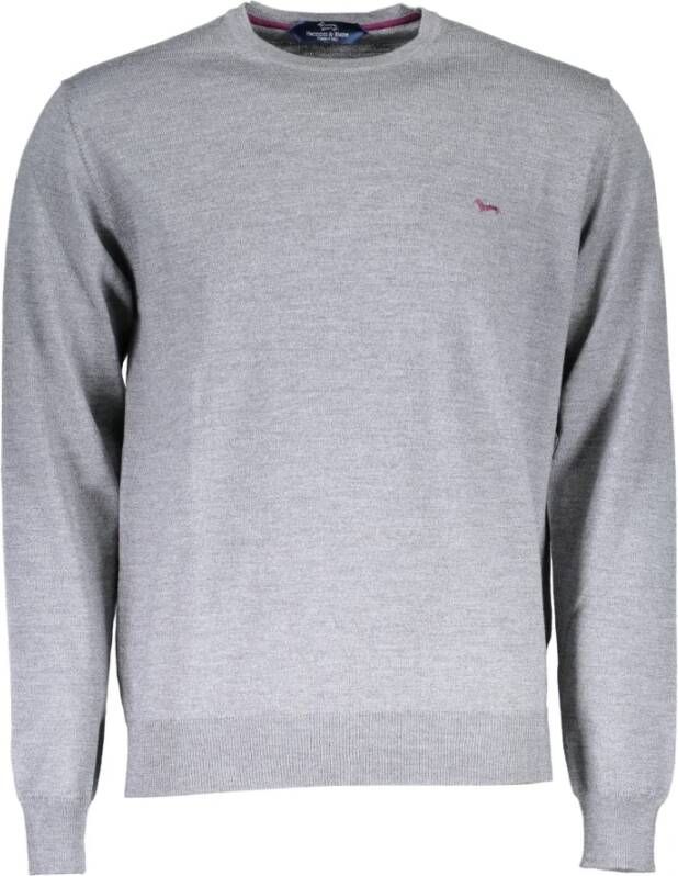Harmont & Blaine Trui met ronde hals Grijs Heren