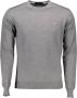 Harmont & Blaine Grijze Katoenen Trui Lange Mouwen Ronde Hals Logo Gray Heren - Thumbnail 1