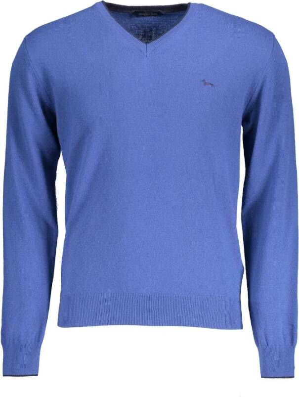 Harmont & Blaine V-neck Knitwear Blauw Heren