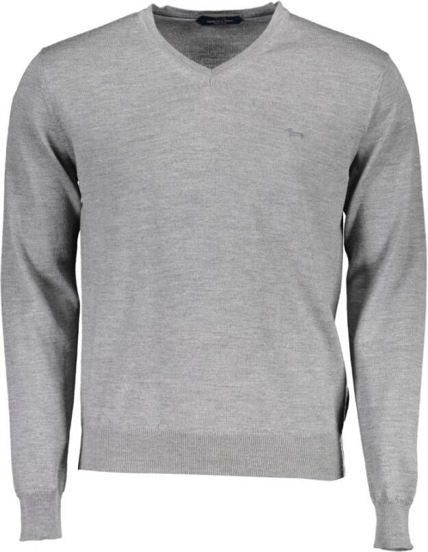Harmont & Blaine V-neck Knitwear Grijs Heren