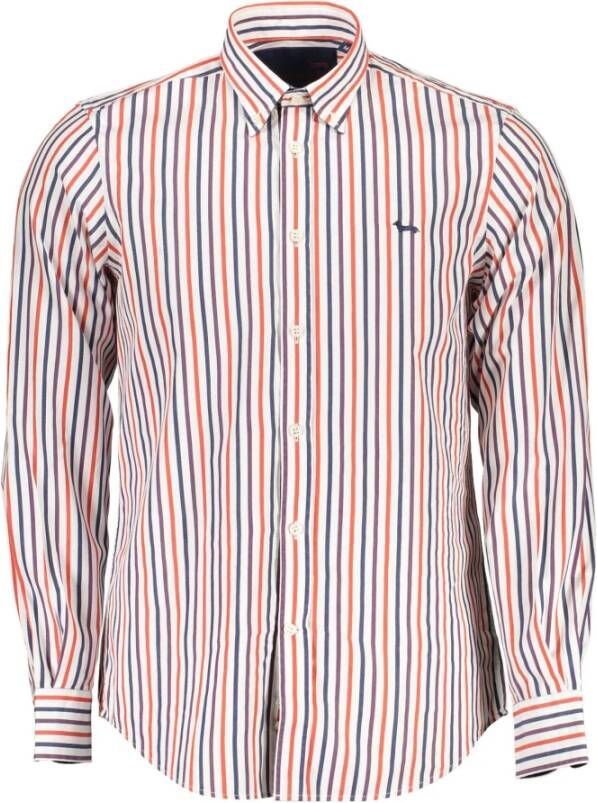 Harmont & Blaine White Cotton Overhemd Wit Heren