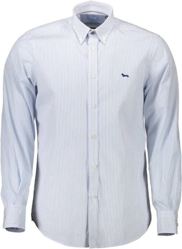 Harmont & Blaine White Cotton Shirt Wit Heren
