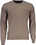 Harmont & Blaine Bruine Trui met Lange Mouwen en Contrastdetails Brown Heren - Thumbnail 1