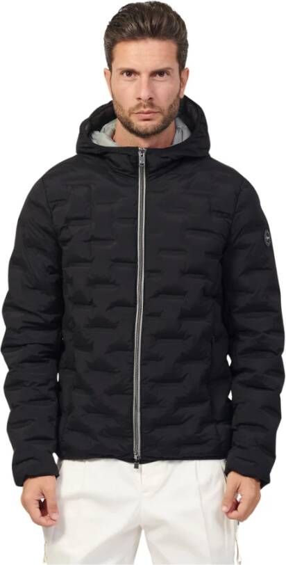 Harmont & Blaine Zwarte bomberjack voor heren Black Heren
