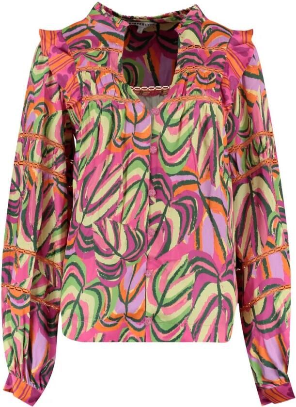 Harper & Yve Blouse lange mouw Ss24J603 Jess Multicolor Dames