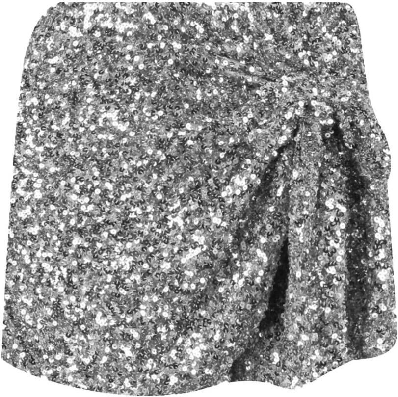 Harper & Yve Zilveren Glitter Minirok Gray Dames - Foto 4