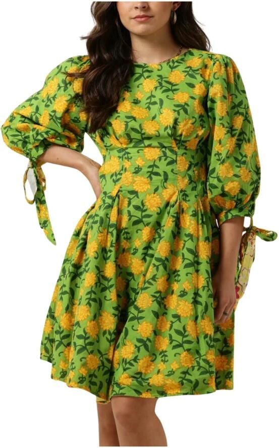 Harper & Yve Groen & Geel Mini Jurk Alexis-dr Multicolor Dames - Foto 5