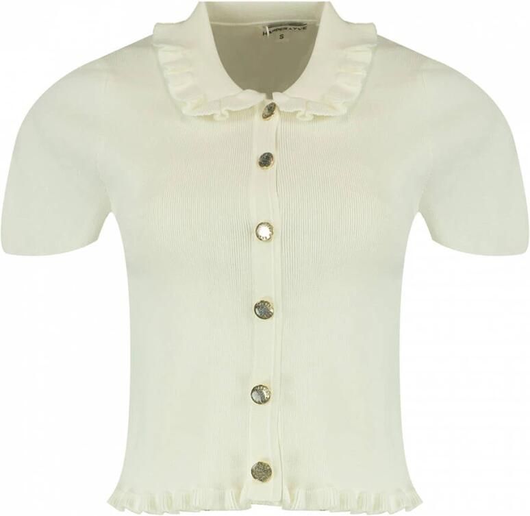 HARPER & YVE Dames Tops & T-shirts Semmy-ss Ecru - Foto 4