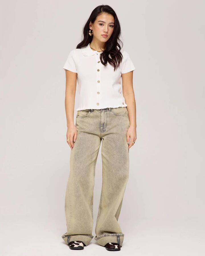 HARPER & YVE Dames Tops & T-shirts Semmy-ss Ecru - Foto 2