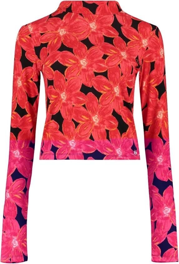 Harper & Yve Lange Mouw Top Jeff-Ls Red Dames