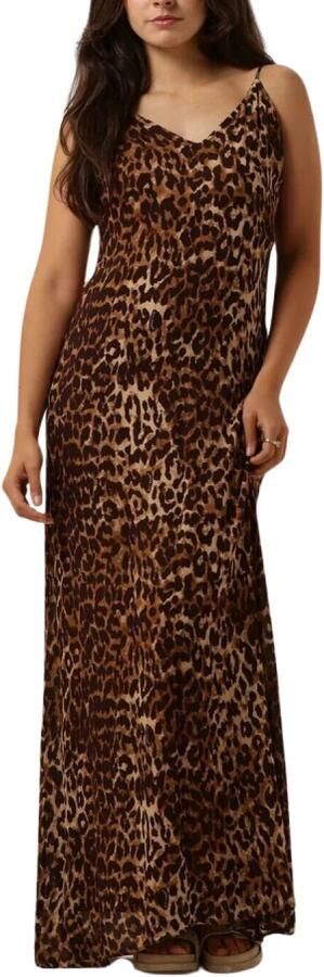 HARPER & YVE maxi jurk LEXIE met panterprint bruin zwart - Foto 3