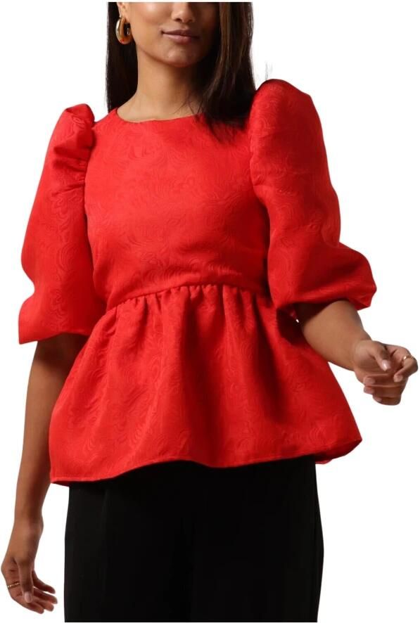 Harper & Yve Rode Vivian Lange Mouw Dames Top Red Dames - Foto 3