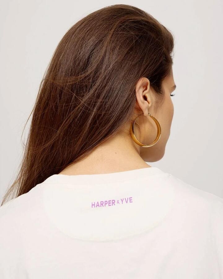 HARPER & YVE Dames Tops & T-shirts Rollthedice-ss Wit - Foto 2