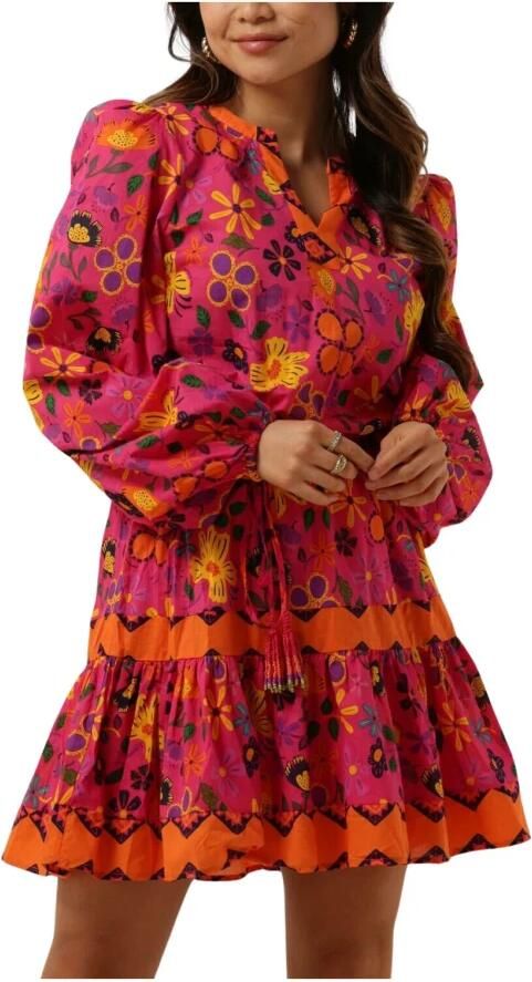 Harper & Yve Roze Mini Jurk Max-Dr Multicolor Dames - Foto 3