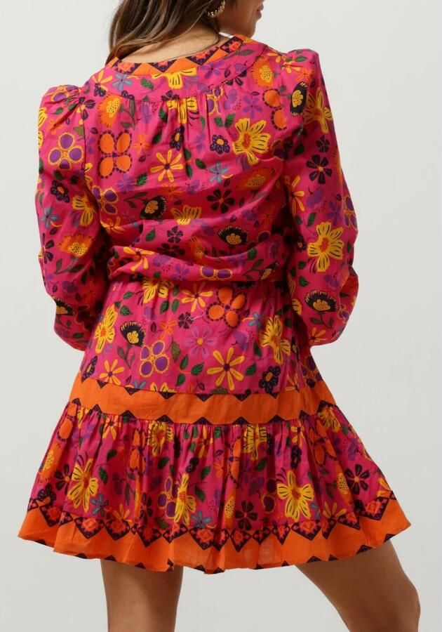 Harper & Yve Roze Mini Jurk Max-Dr Multicolor Dames - Foto 2