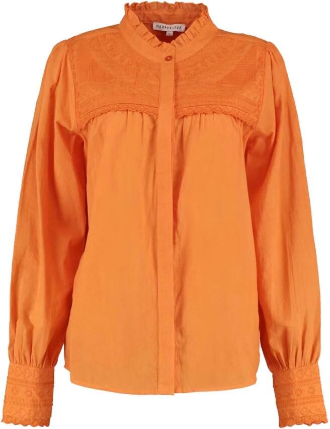 Harper & Yve Yasmin Lange Mouw Blouse Orange Dames - Foto 5