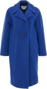 Harris Wharf London Coat A1487Mwe Blauw Dames