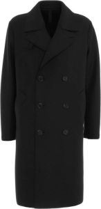 Harris Wharf London Double-Breasted Coats Zwart Heren