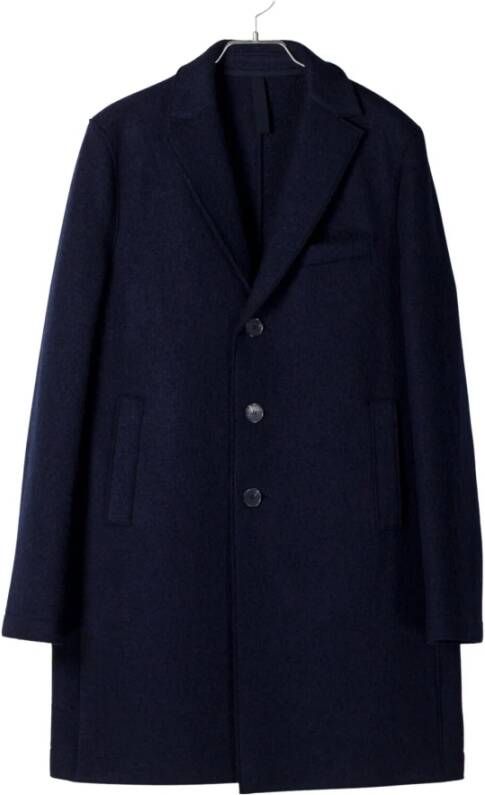Harris Wharf London Single-Breasted Coats Grijs Heren