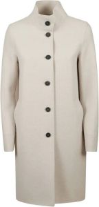 Harris Wharf London Single-Breasted Coats Beige Dames