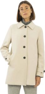 Harris Wharf London Single-Breasted Coats Beige Dames
