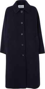 Harris Wharf London Trench Coats Blauw Dames