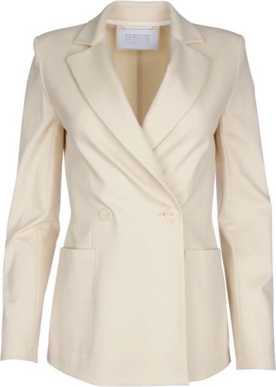Harris Wharf London Verrijk je garderobe met veelzijdige blazers White Dames