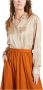 Hartford Charlot Leaf bedrukt shirt Beige Dames - Thumbnail 1
