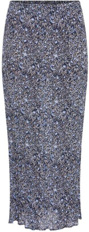 Heartmade Midi -rok Blauw Dames